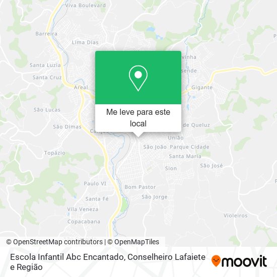 Escola Infantil Abc Encantado mapa