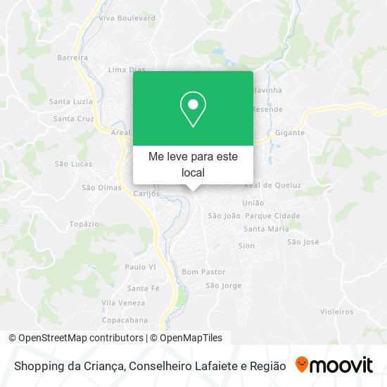 Shopping da Criança mapa