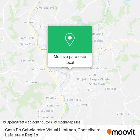 Casa Do Cabeleireiro Visual Limitada mapa