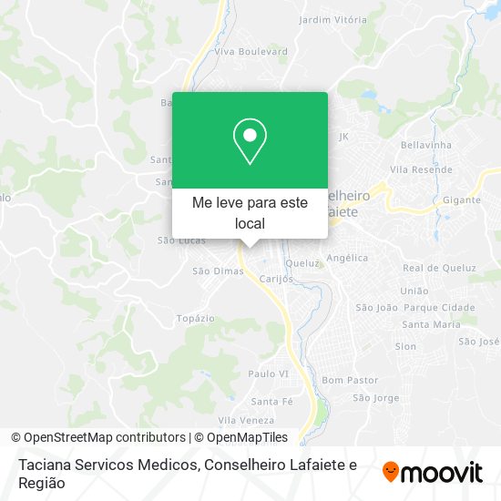 Taciana Servicos Medicos mapa