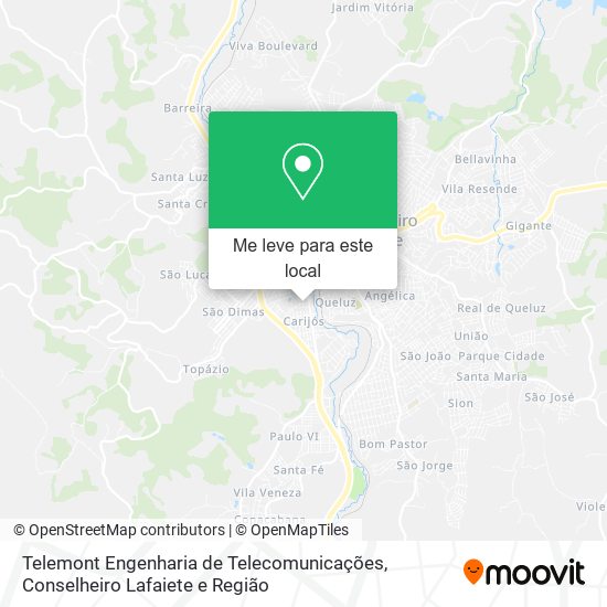 Telemont Engenharia de Telecomunicações mapa