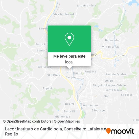 Lecor Instituto de Cardiologia mapa