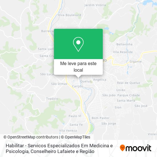 Habilitar - Servicos Especializados Em Medicina e Psicologia mapa