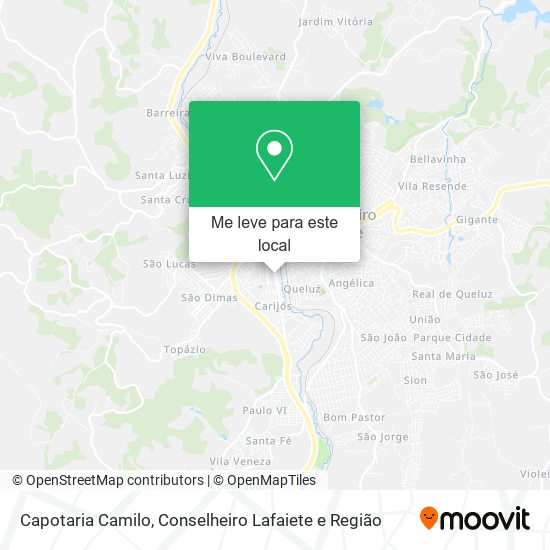 Capotaria Camilo mapa