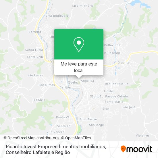 Ricardo Invest Empreendimentos Imobiliários mapa