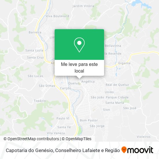 Capotaria do Genésio mapa