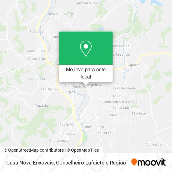Casa Nova Enxovais mapa