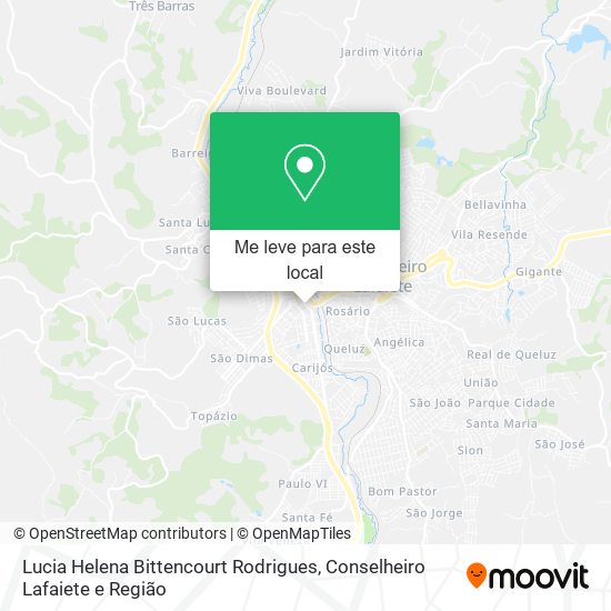 Lucia Helena Bittencourt Rodrigues mapa
