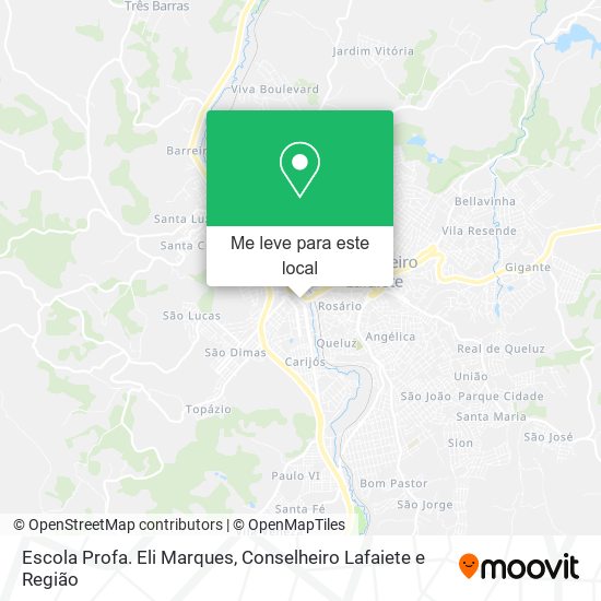 Escola Profa. Eli Marques mapa