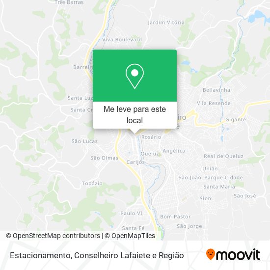 Estacionamento mapa