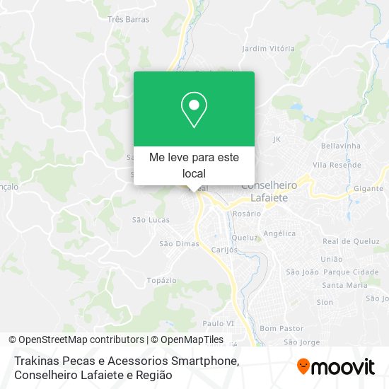 Trakinas Pecas e Acessorios Smartphone mapa