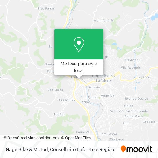 Gagé Bike & Motod mapa