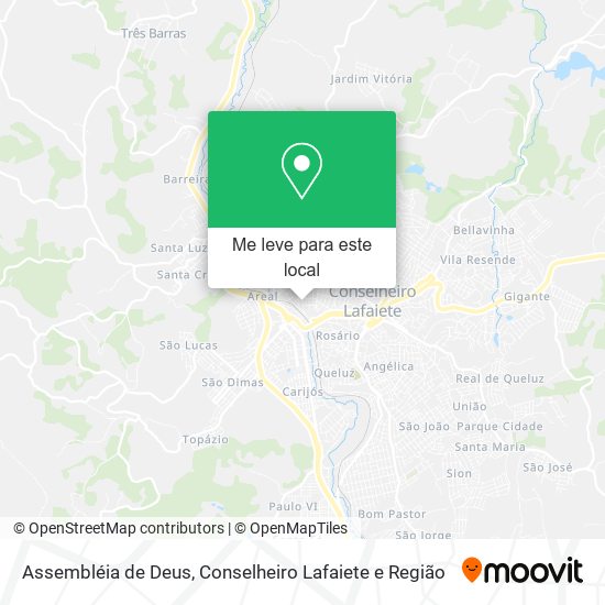 Assembléia de Deus mapa