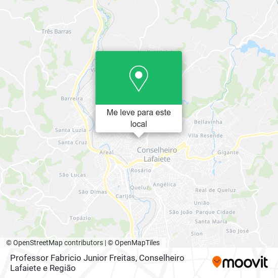 Professor Fabricio Junior Freitas mapa