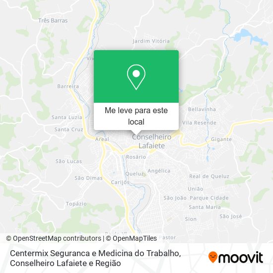 Centermix Seguranca e Medicina do Trabalho mapa
