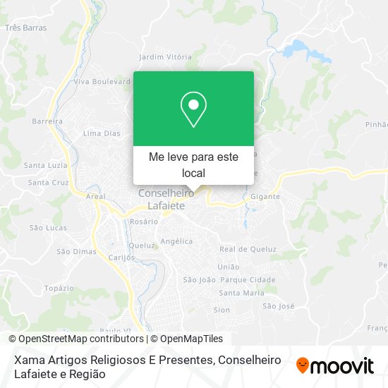 Xama Artigos Religiosos E Presentes mapa