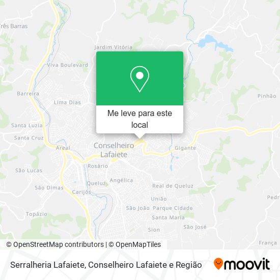 Serralheria Lafaiete mapa