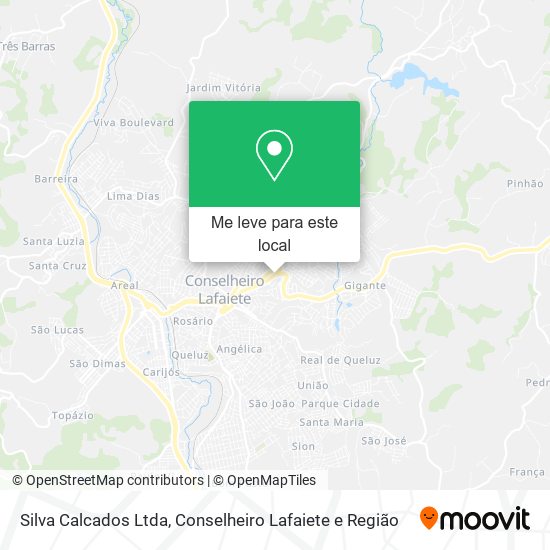 Silva Calcados Ltda mapa