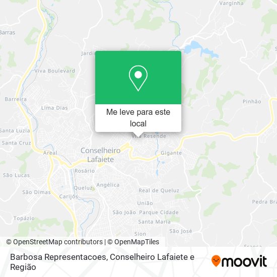 Barbosa Representacoes mapa
