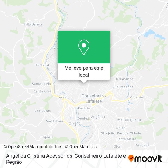 Angelica Cristina Acessorios mapa