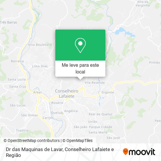 Dr das Maquinas de Lavar mapa