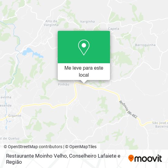 Restaurante Moinho Velho mapa
