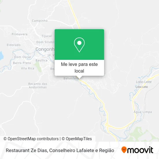 Restaurant Ze Dias mapa