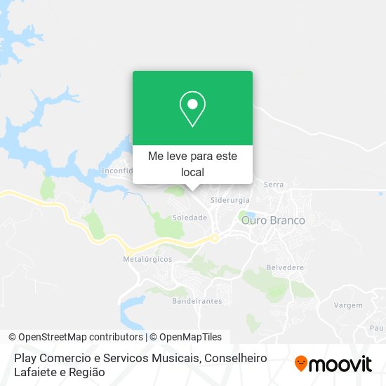 Play Comercio e Servicos Musicais mapa