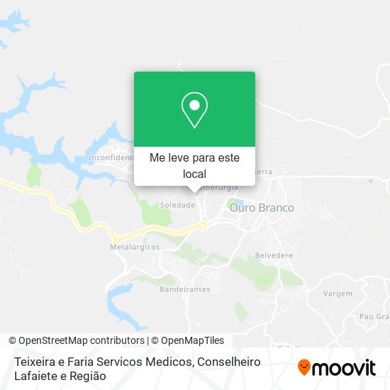 Teixeira e Faria Servicos Medicos mapa