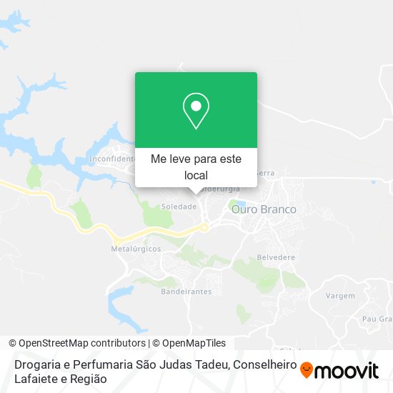 Drogaria e Perfumaria São Judas Tadeu mapa