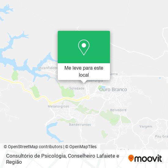 Consultório de Psicológia mapa