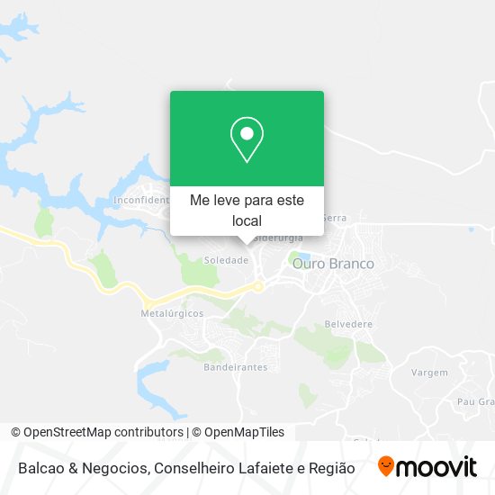 Balcao & Negocios mapa