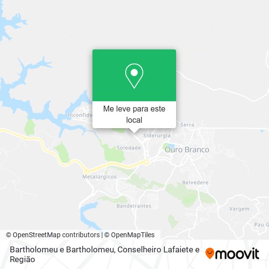 Bartholomeu e Bartholomeu mapa