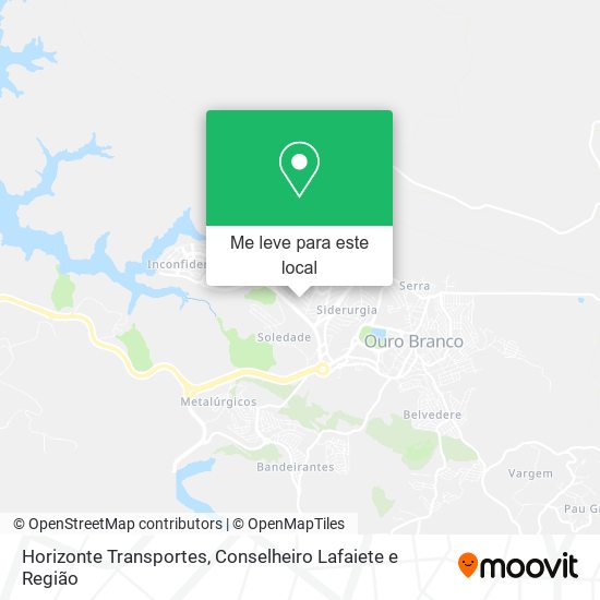 Horizonte Transportes mapa