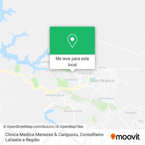 Clinica Medica Menezes & Cangussu mapa
