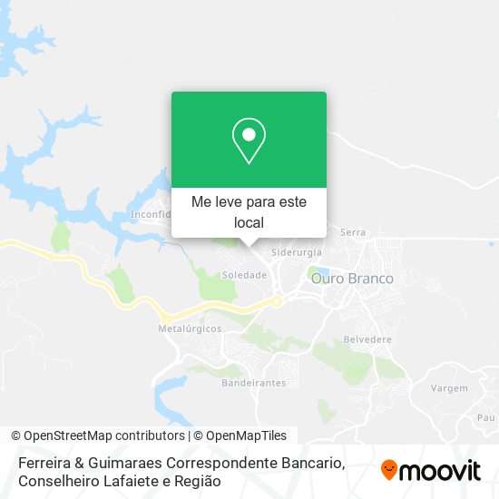 Ferreira & Guimaraes Correspondente Bancario mapa