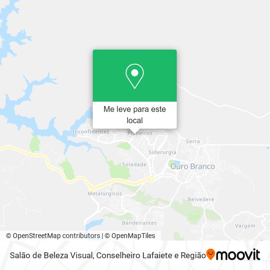 Salão de Beleza Visual mapa