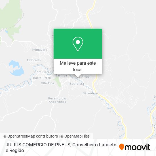 JULIUS COMERCIO DE PNEUS mapa