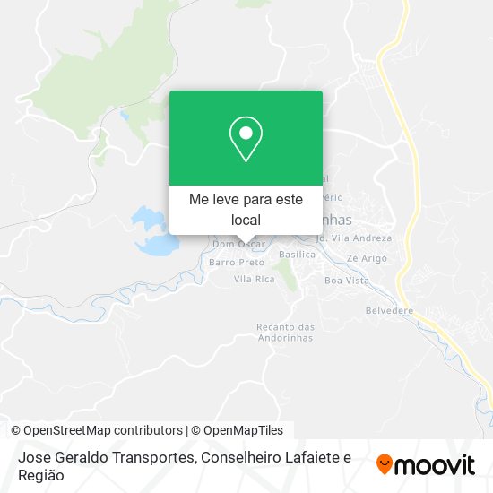 Jose Geraldo Transportes mapa