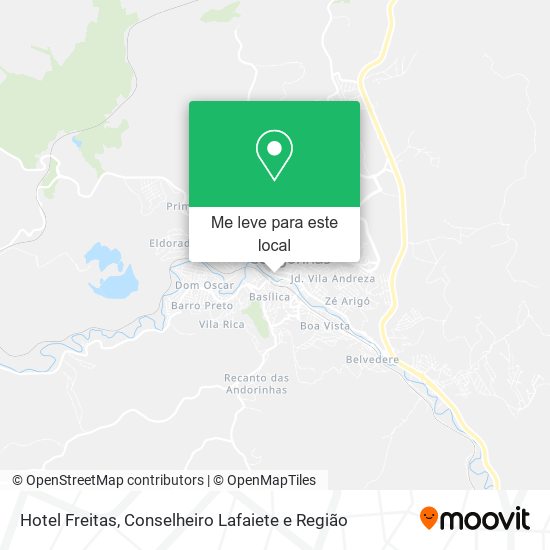 Hotel Freitas mapa