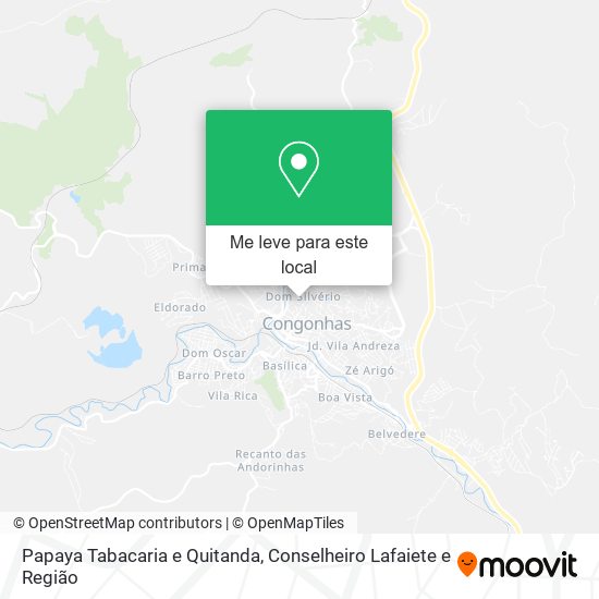Papaya Tabacaria e Quitanda mapa
