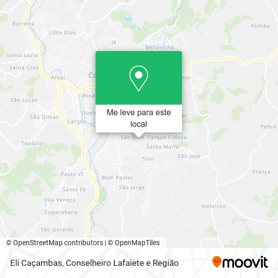 Eli Caçambas mapa