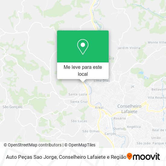 Auto Peças Sao Jorge mapa