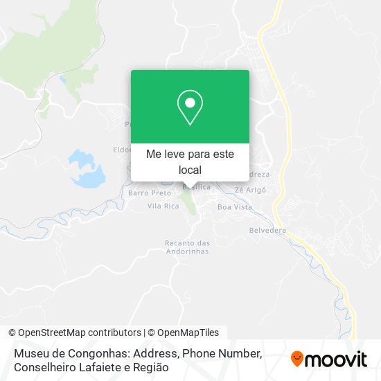 Museu de Congonhas: Address, Phone Number mapa