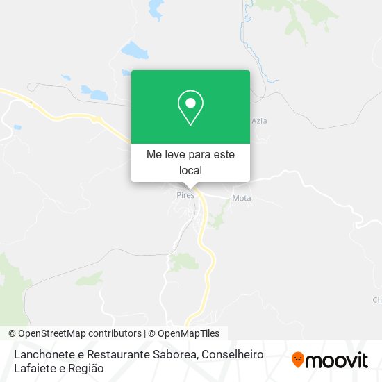 Lanchonete e Restaurante Saborea mapa