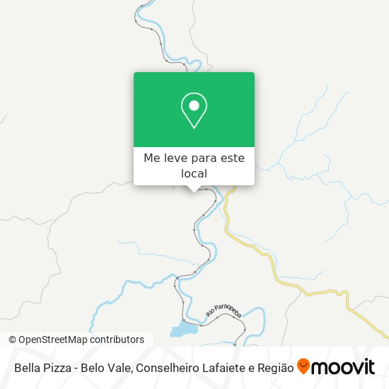 Bella Pizza - Belo Vale mapa