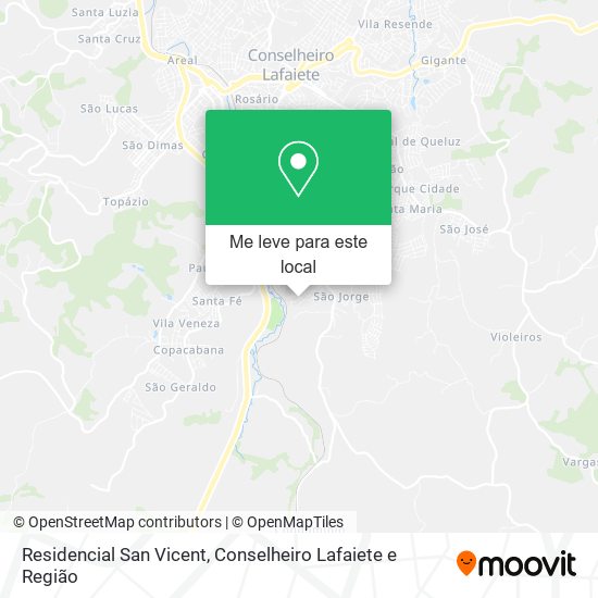 Residencial San Vicent mapa