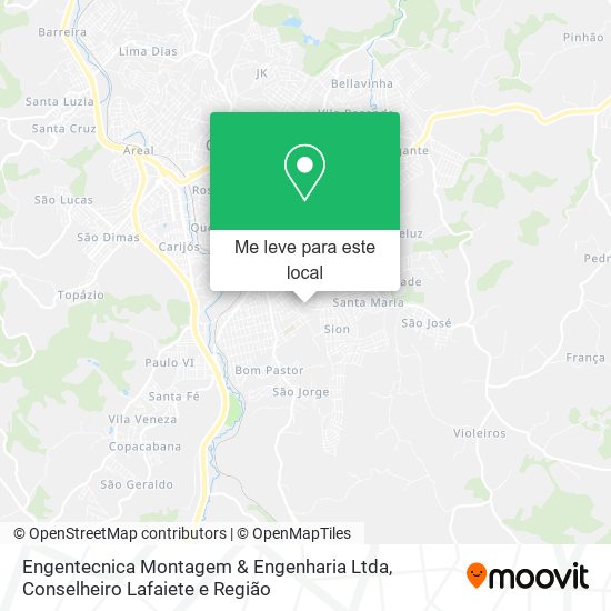 Engentecnica Montagem & Engenharia Ltda mapa