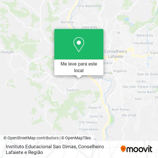Instituto Educacional Sao Dimas mapa