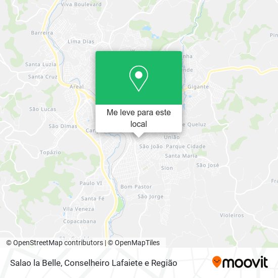 Salao la Belle mapa